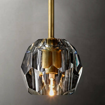 Boule De Cristal Glass Smoky Pendant