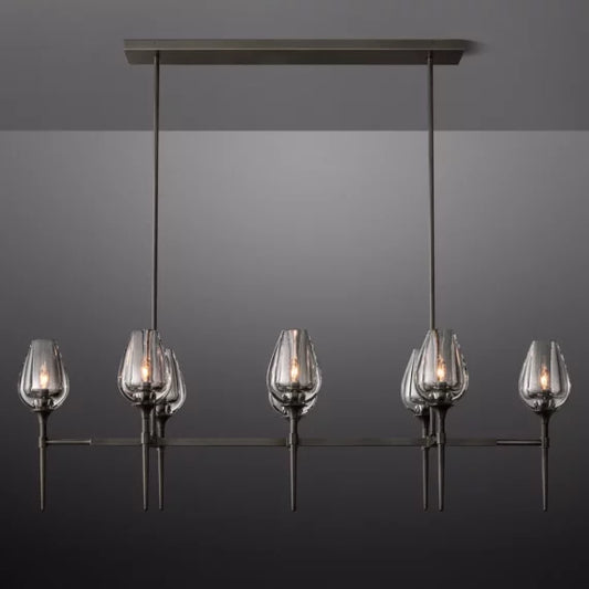 Tulip Linear Chandelier 52″