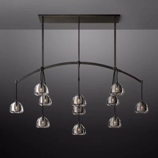 Hemisphere Linear Chandelier 72″