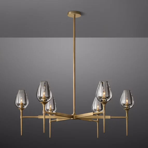 Tulip Round Chandelier 42″