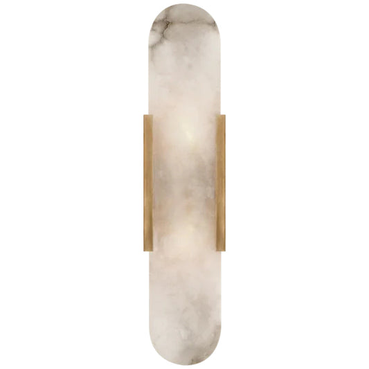 Long Alabaster Modern Wall Sconce