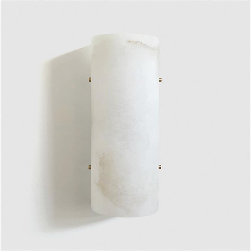 Alabaster Murray Contemporary Domo Wall Sconce For Bedroom