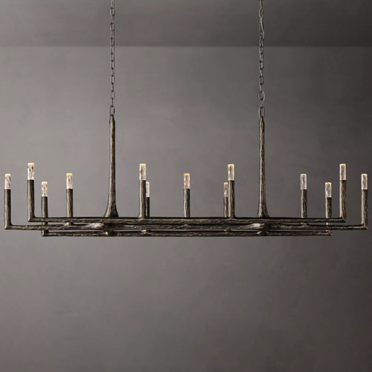 Thaddeus Linear Chandelier 72″ 13-Lights