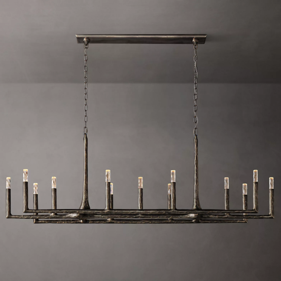 Thaddeus Linear Chandelier 72″ 13-Lights