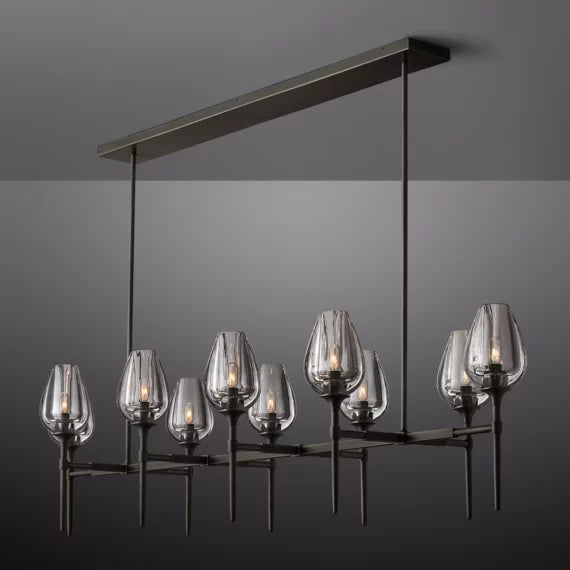 Tulip Linear Chandelier 65″