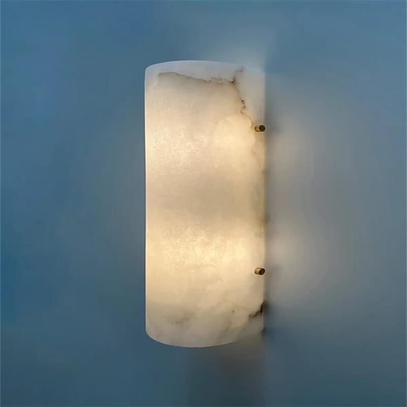 Alabaster Murray Contemporary Domo Wall Sconce For Bedroom