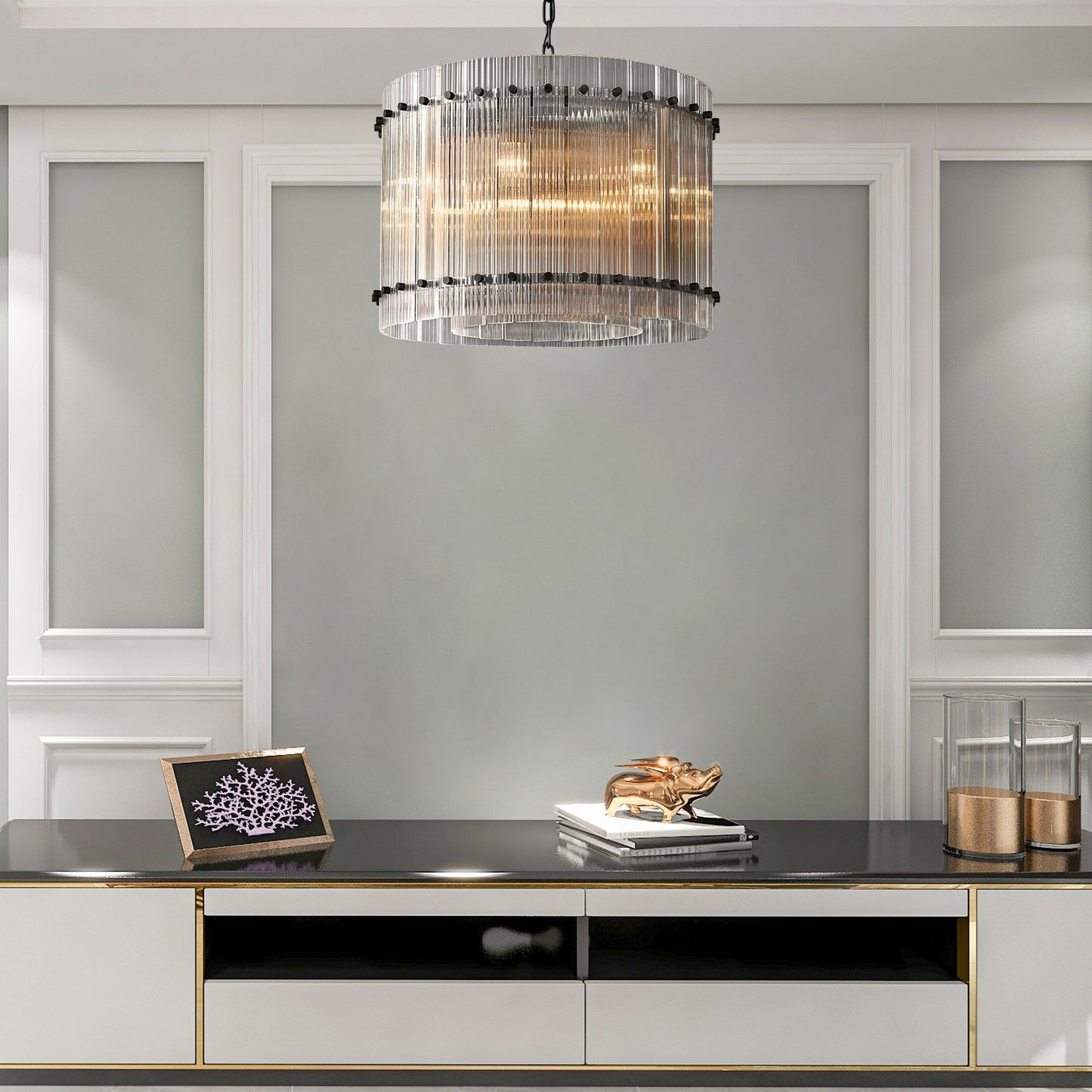 San Marcom Modern luxury Round Chandelier 22"
