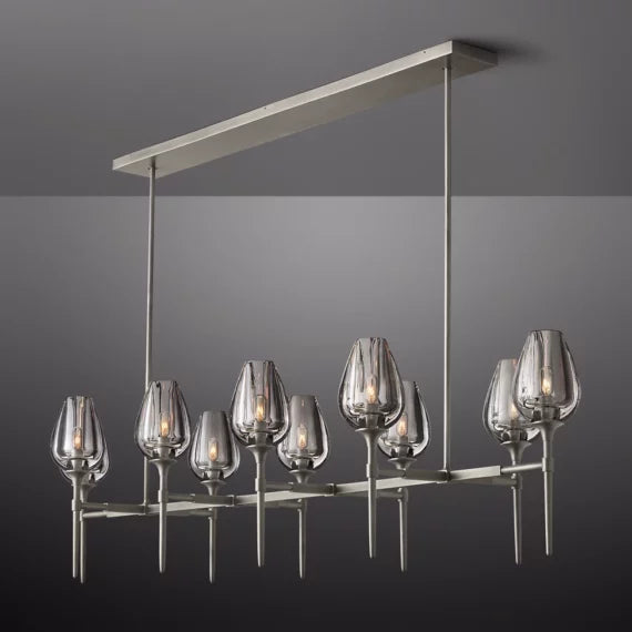 Tulip Linear Chandelier 65″
