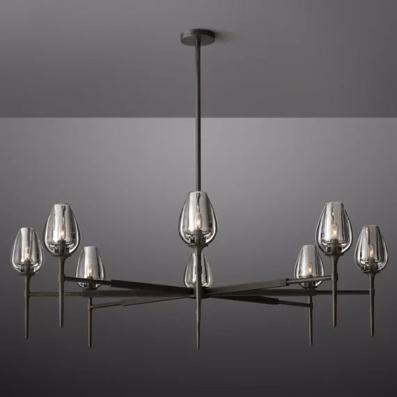 Tulip Round Chandelier 54″