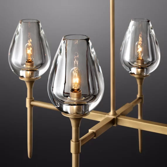 Tulip Linear Chandelier 65″