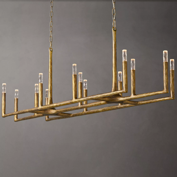 Thaddeus Linear Chandelier 72″ 13-Lights