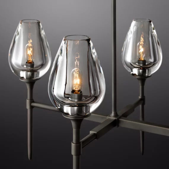 Tulip Linear Chandelier 65″