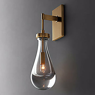 Raindrop Wall Sconce with Rod