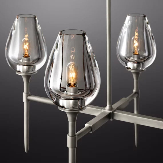Tulip Linear Chandelier 65″