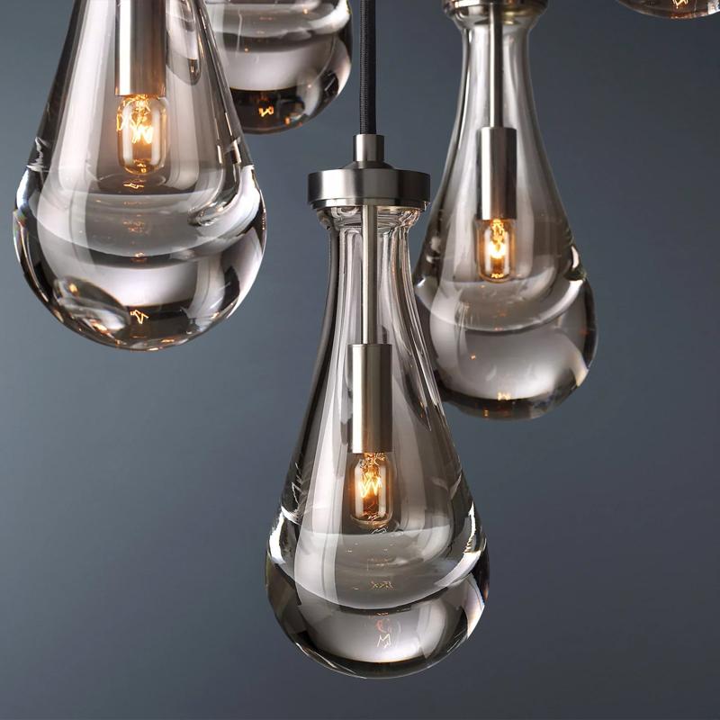 7 lights Raindrop Round chandelier