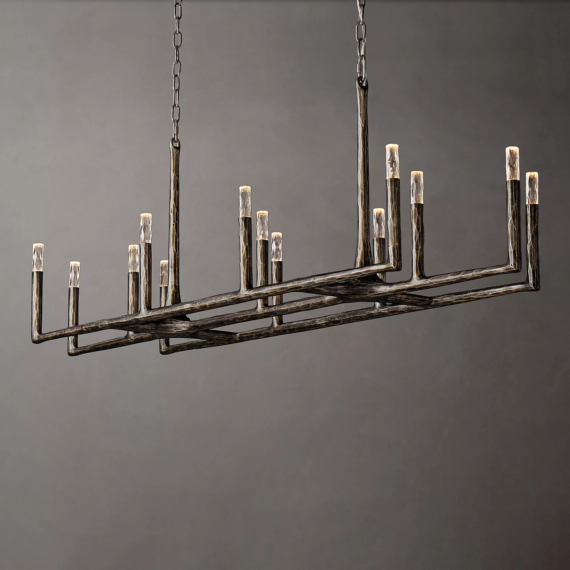 Thaddeus Linear Chandelier 72″ 13-Lights