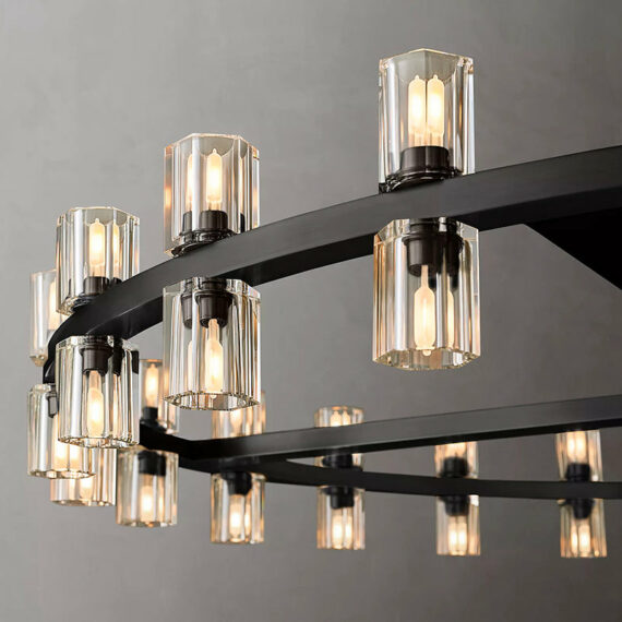 Arcachon Round Chandelier 48″,48-Lights