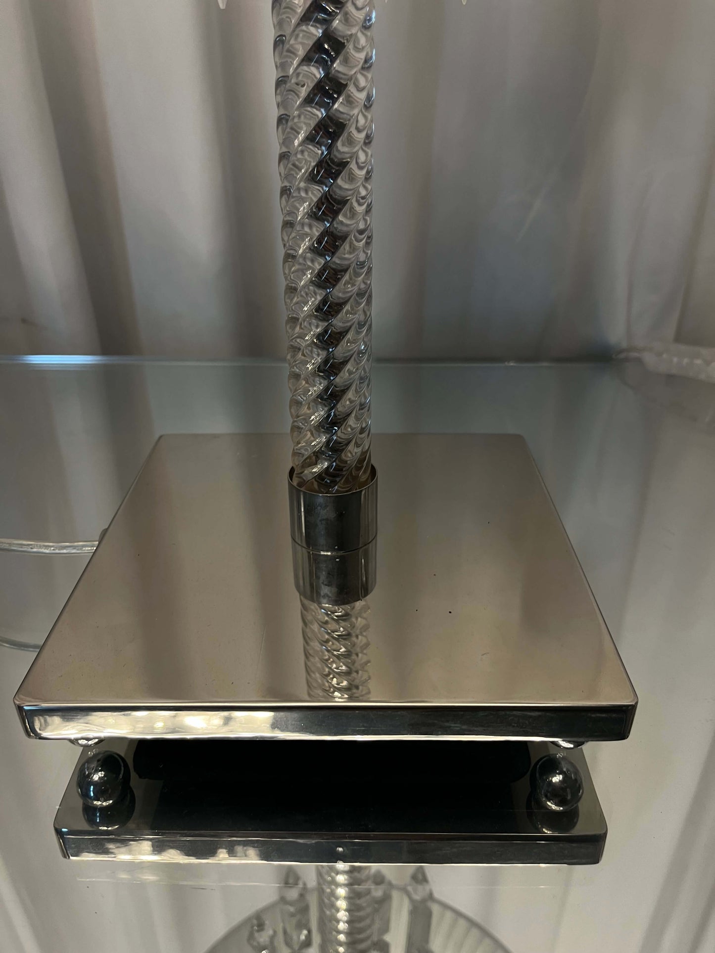 Baccarat Crystal TORCH Table LAMP