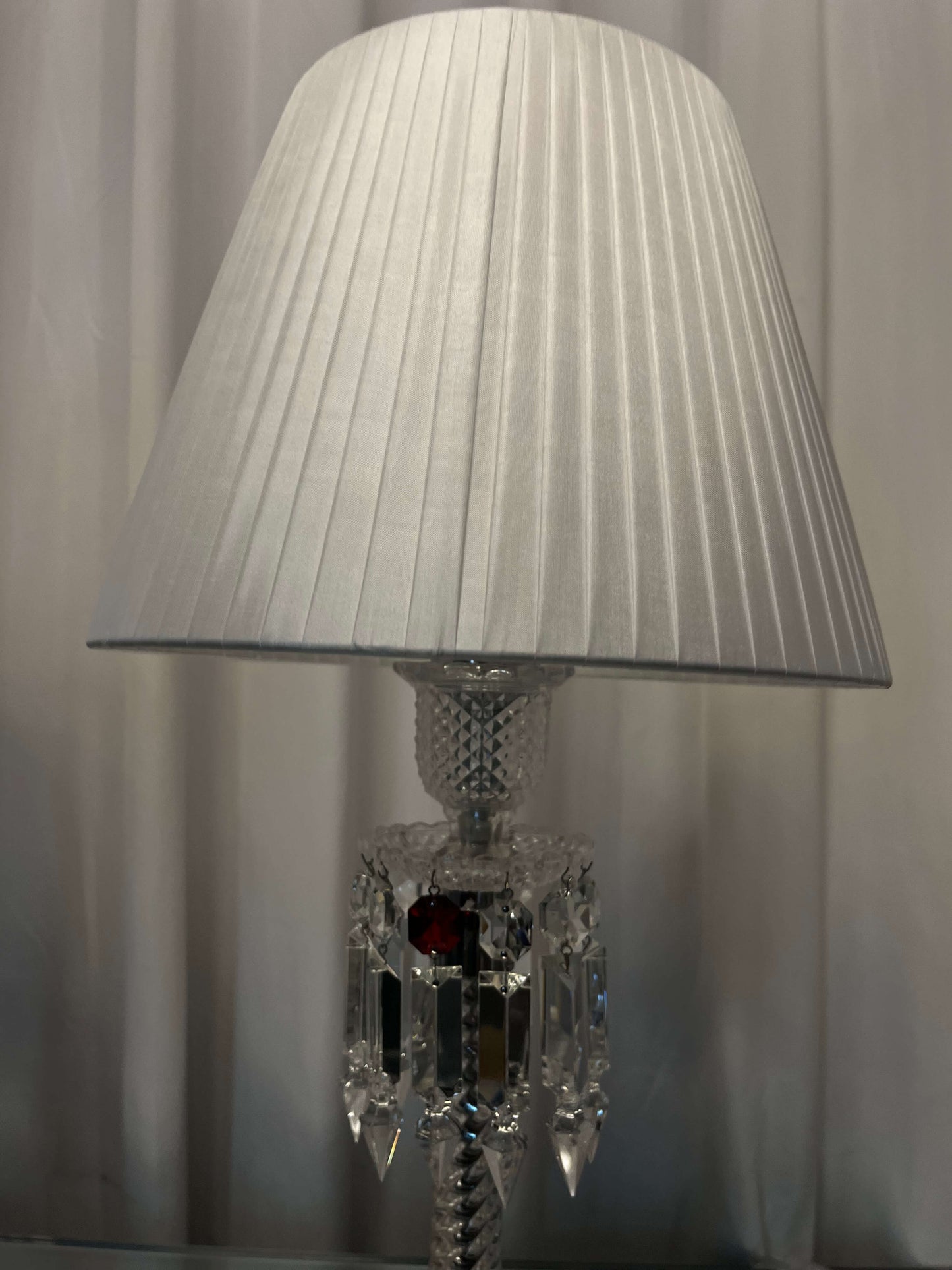 Baccarat Crystal TORCH Table LAMP