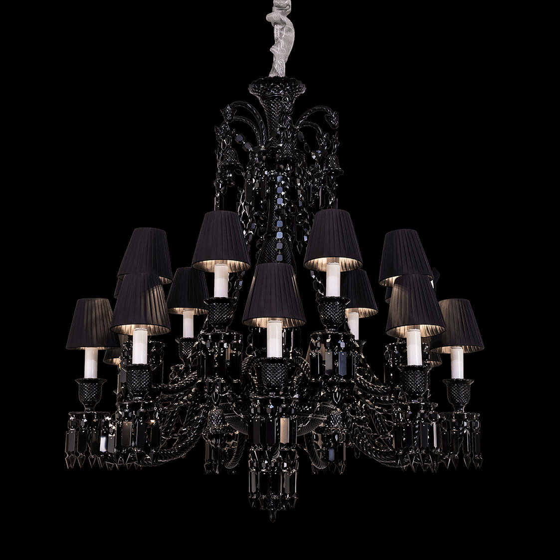 Black Baccarat Zenith 18 lights chandelier