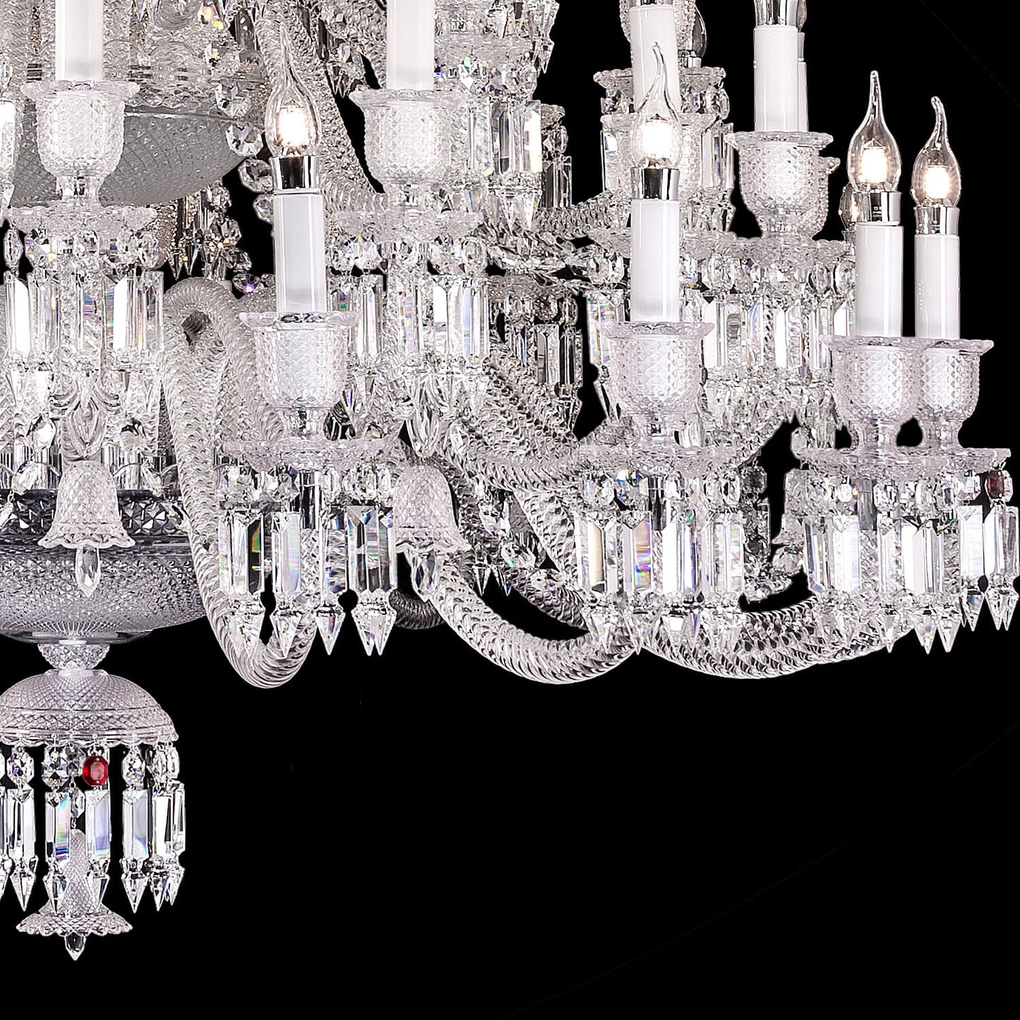 48 lights Traditional Baccarat Zenith Crystal Chandelier