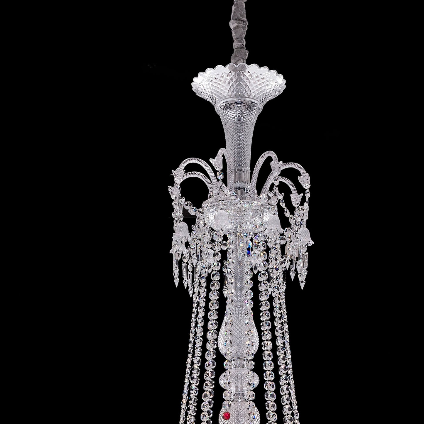67 Lights Baccarat Large Entrance Chandelier