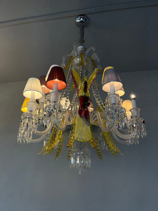 ÉTRANGE ZÉNITH Baccarat PARROTS CHANDELIER