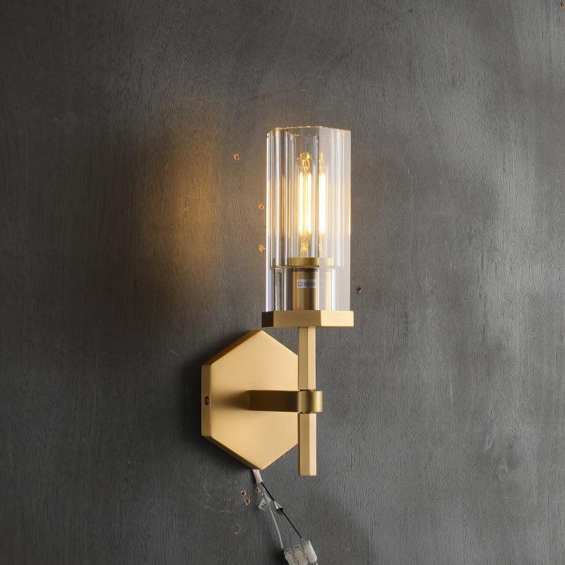 Lameth Hexagonal Wall Sconce 14"19"