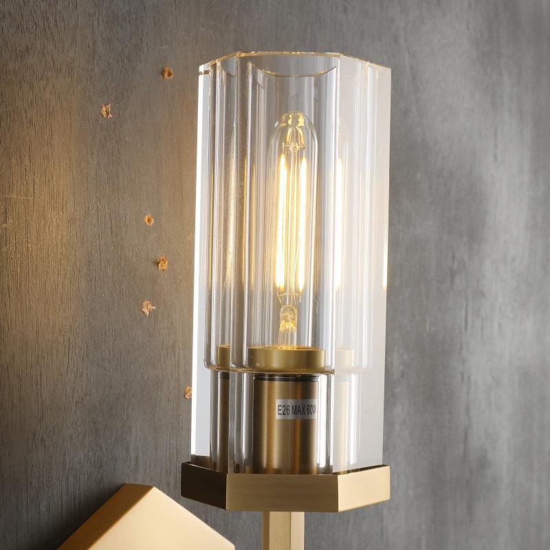 Lameth Hexagonal Wall Sconce 14"19"