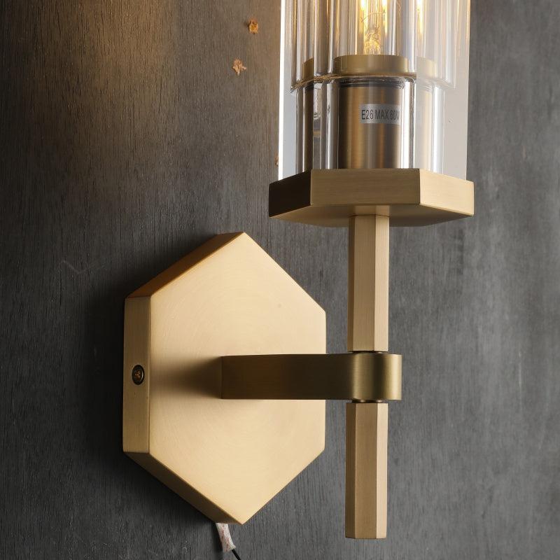 Lameth Hexagonal Wall Sconce 14"19"