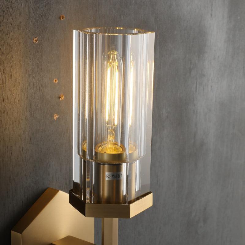 Lameth Hexagonal Wall Sconce 14"19"