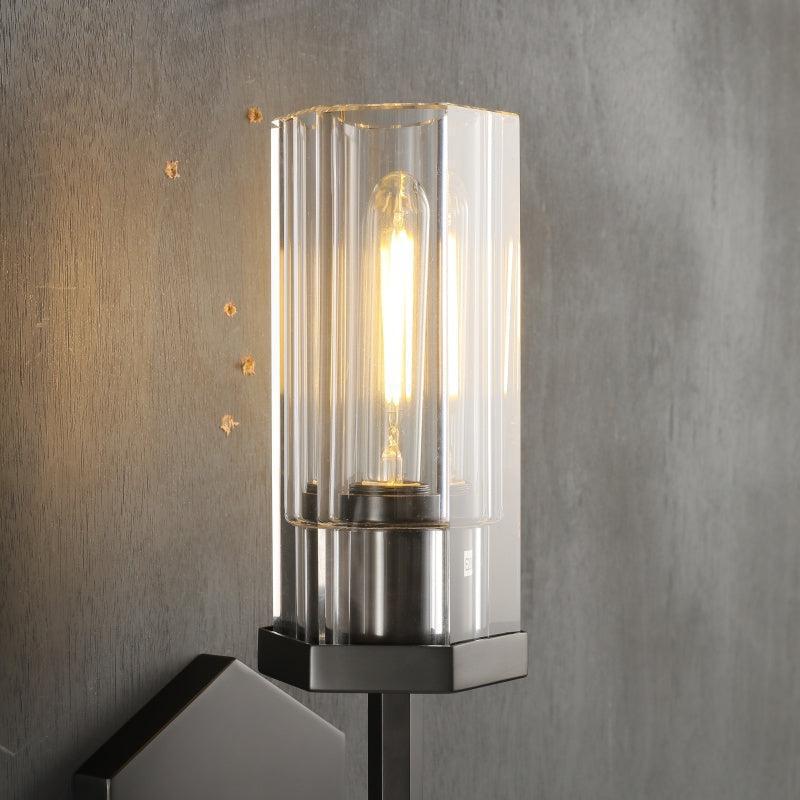 Lameth Hexagonal Wall Sconce 14"19"