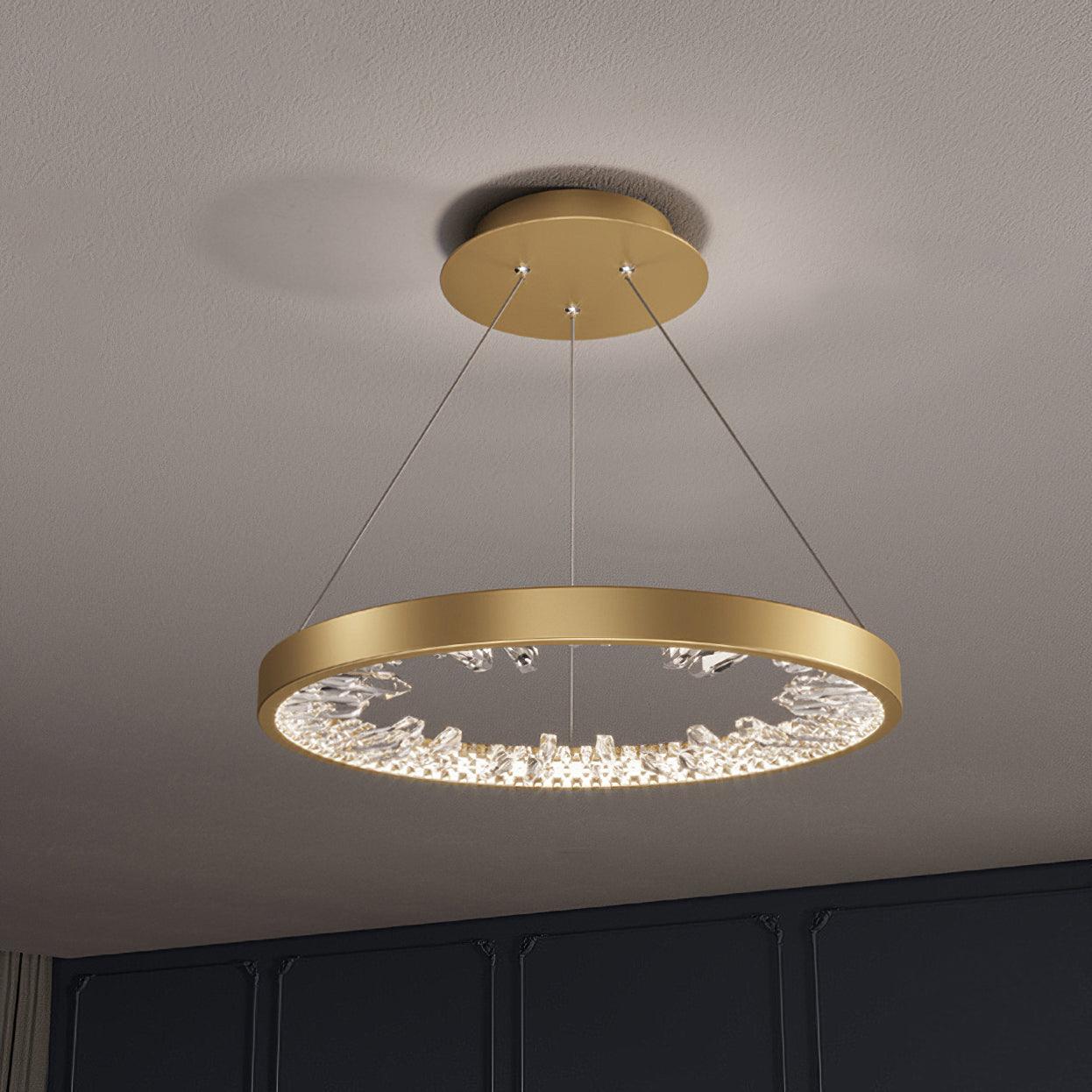 Luxury Circle Crystal Chandelier