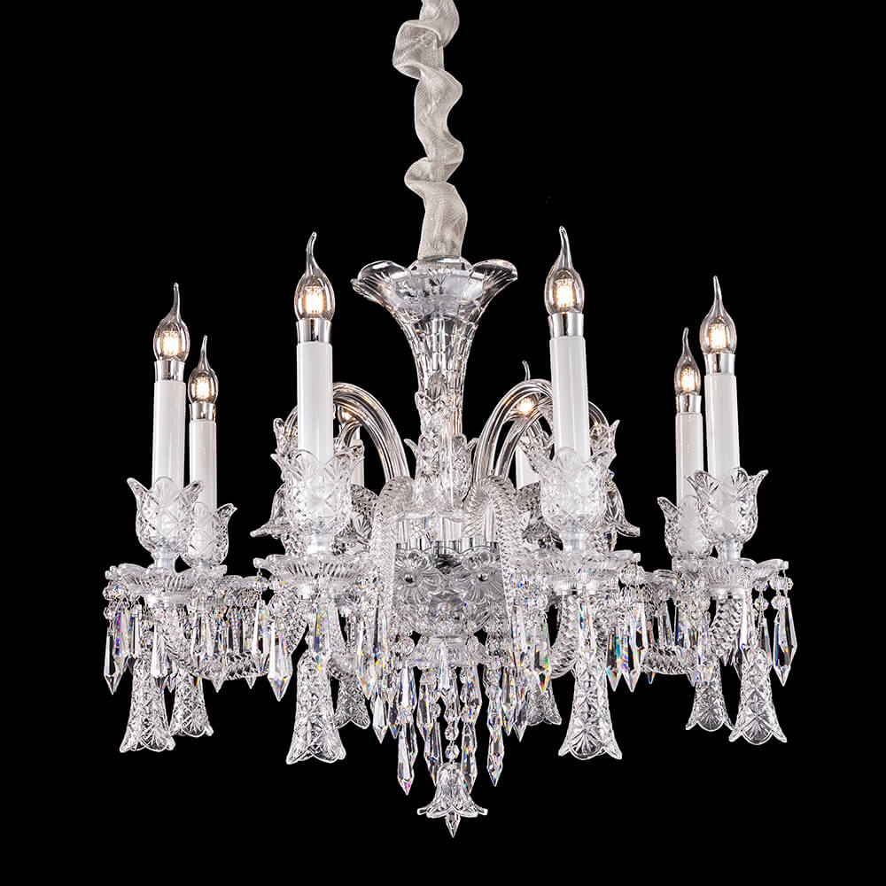 8/18 Lights Baccarat Museum Chandelier