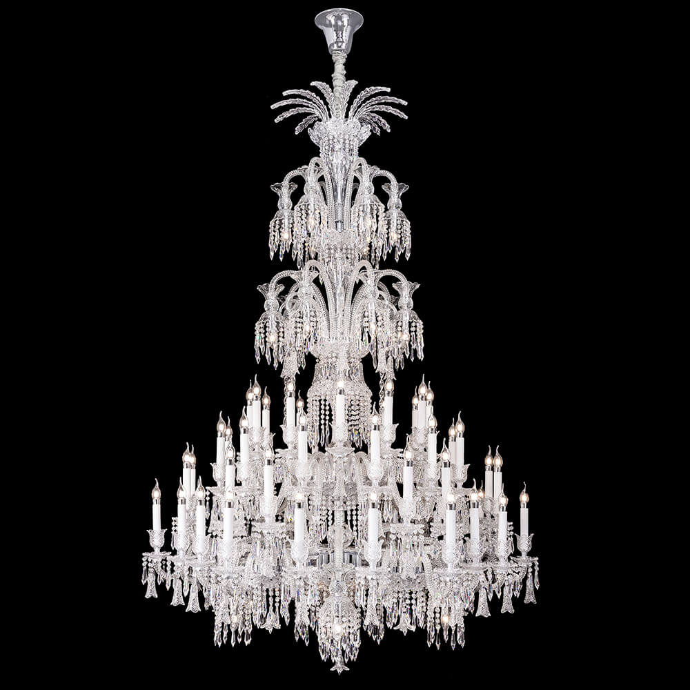 73 Lights Huge Baccarat Museum Chandelier