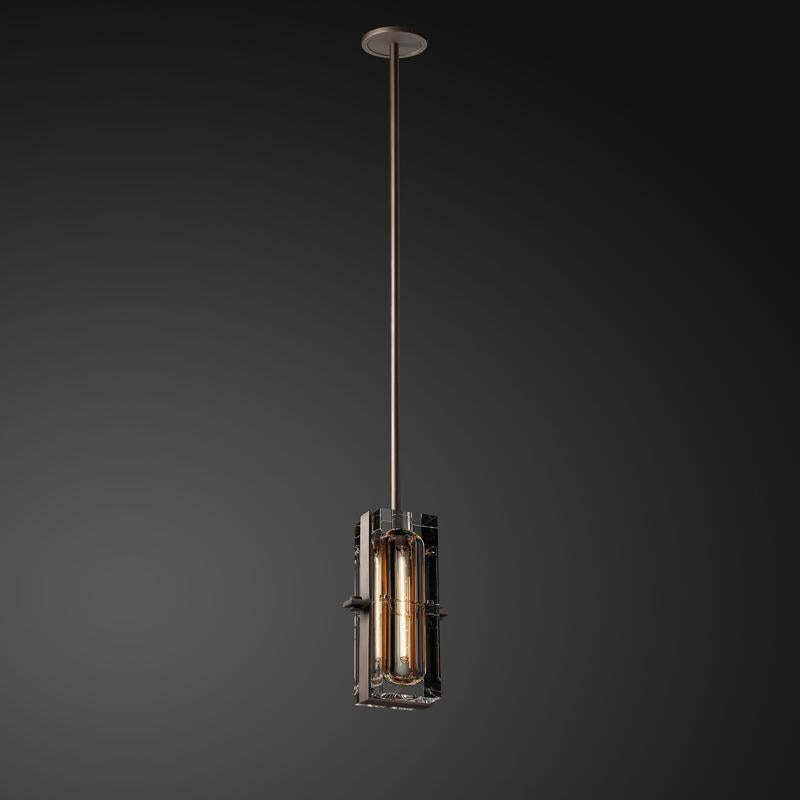 Yagern Modern Crystal Brass Pendant Light