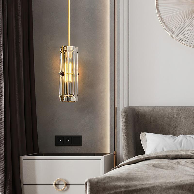 Yagern Modern Crystal Brass Pendant Light