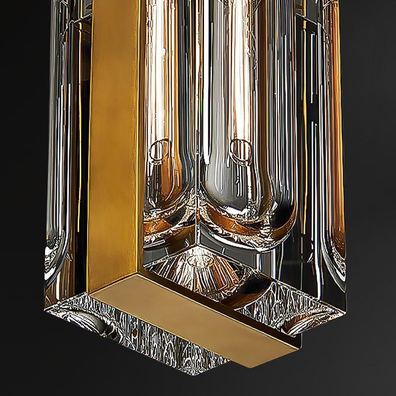 Yagern Modern Crystal Brass Pendant Light